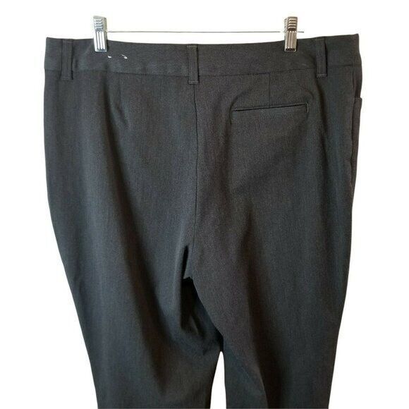 St. John's Bay Womens Size 14 Gray Solid Bootcut Dress Pants - Picture 4 of 11